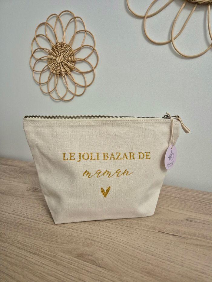 Pochette en coton personnalisée