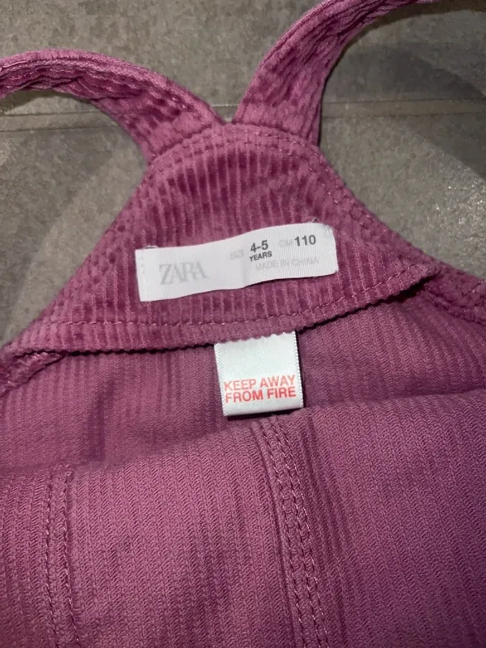 Robe velours Zara - photo numéro 3