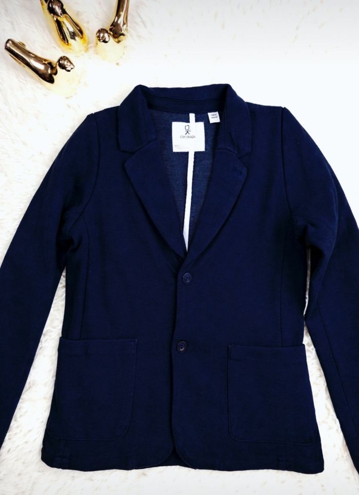 Veste blazer bleu marine Garçon taille 10 ans marque Okaidi 🎸 - photo numéro 3
