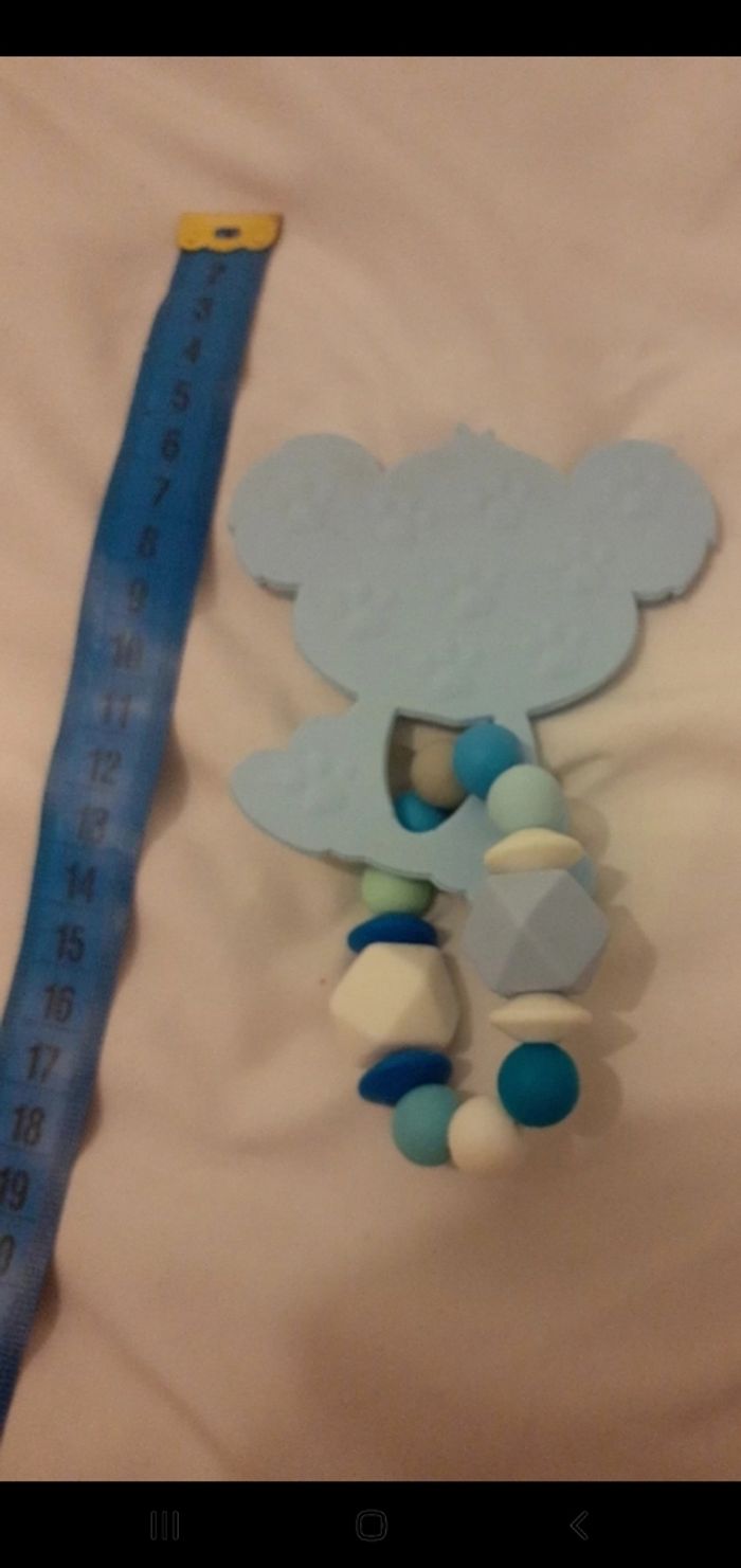 Anneau de dentition koala 🐨 bleu - photo numéro 2
