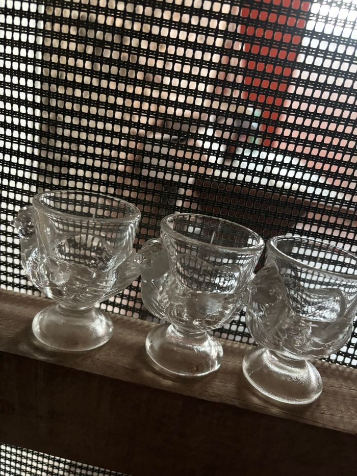 Coquetier vintage christal d’arques - photo numéro 1