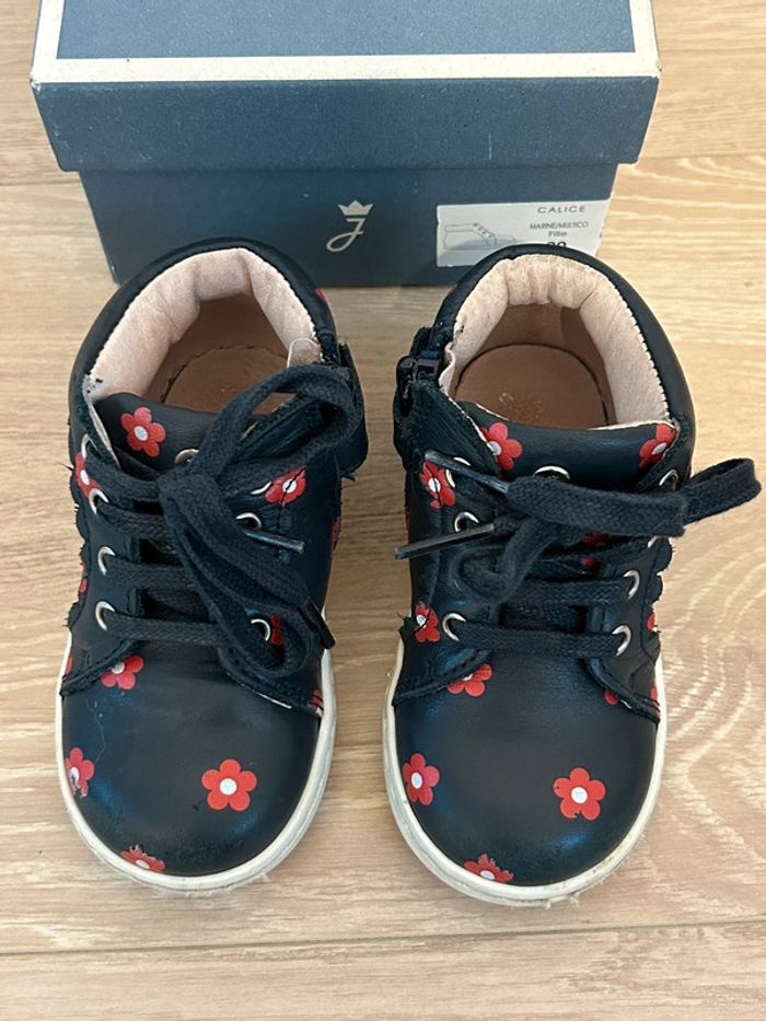 Chaussures fleuries Jacadi taille 20 - photo numéro 2