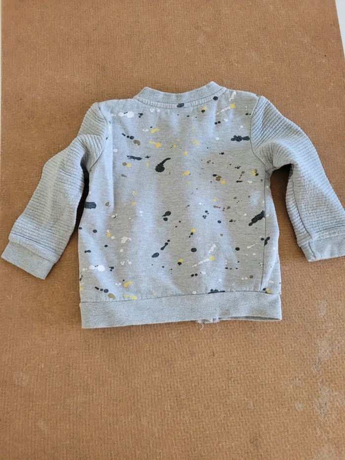 Gilet gris garçon tape à l'œil 36 mois - photo numéro 2