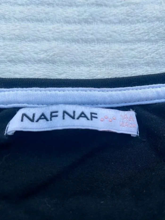 T-shirt Naf Naf noir 14ans - photo numéro 5