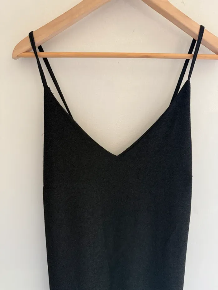 Robe longue noire brillante - photo numéro 5