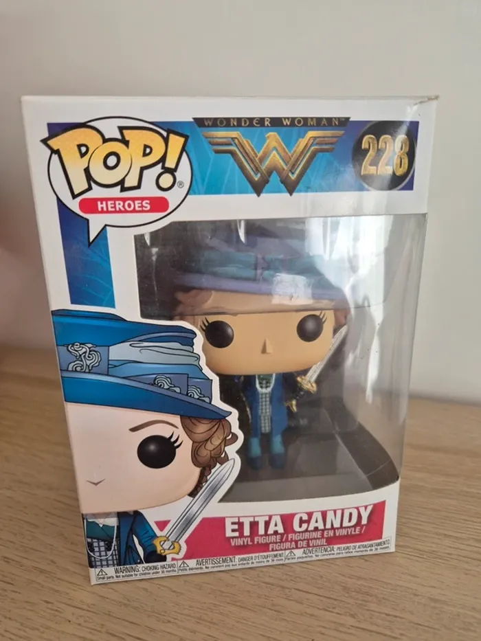 Funko Pop Wonder woman 228 etta candy