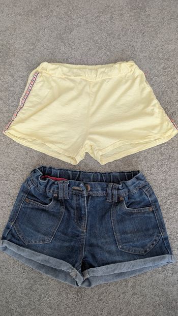 Lot de 2 shorts fille