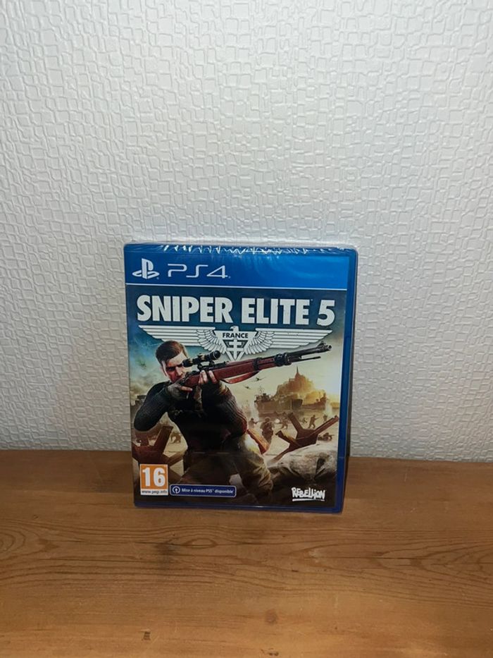 Jeu ps4 sniper elite 5