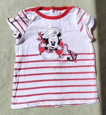 Lot 5 tee shirts manches courtes 6 mois