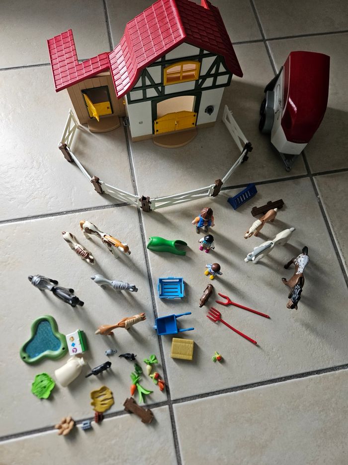 Poney Club + van Playmobil