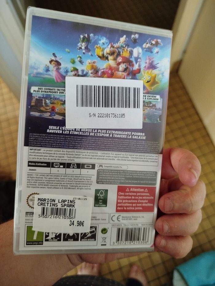 Jeu Switch Mario lapins crétins - photo numéro 2