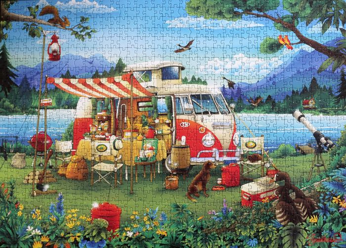 Puzzle 1000 pièces Educa "Vacances à la campagne" - photo numéro 5