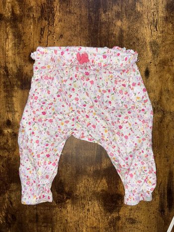 Pantalon fleuris 12m