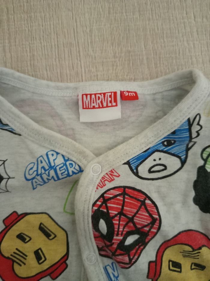 Pyjama Bébé Marvel 6M – Pour un mini super-héros - photo numéro 2
