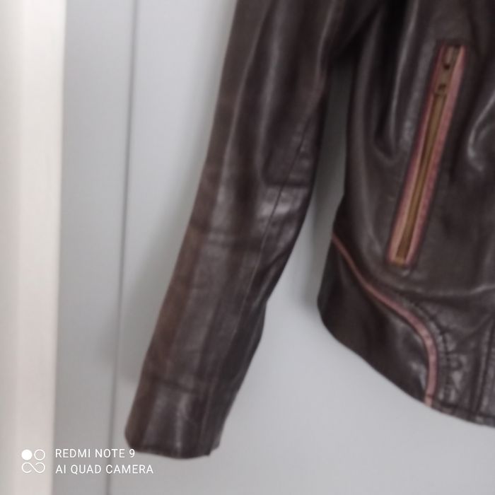 Blouson en cuir marron t38 Kookaï - photo numéro 9