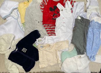 Carton Lot vêtements bébé garçon 1mois