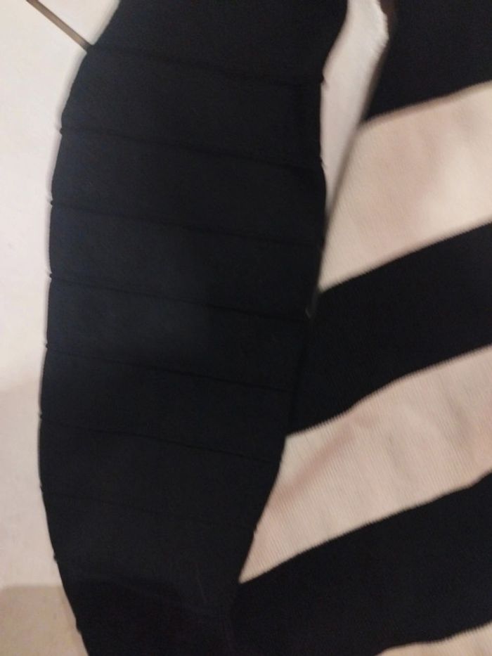 Gilet noir et crème neuf femme Faust couture - photo numéro 5