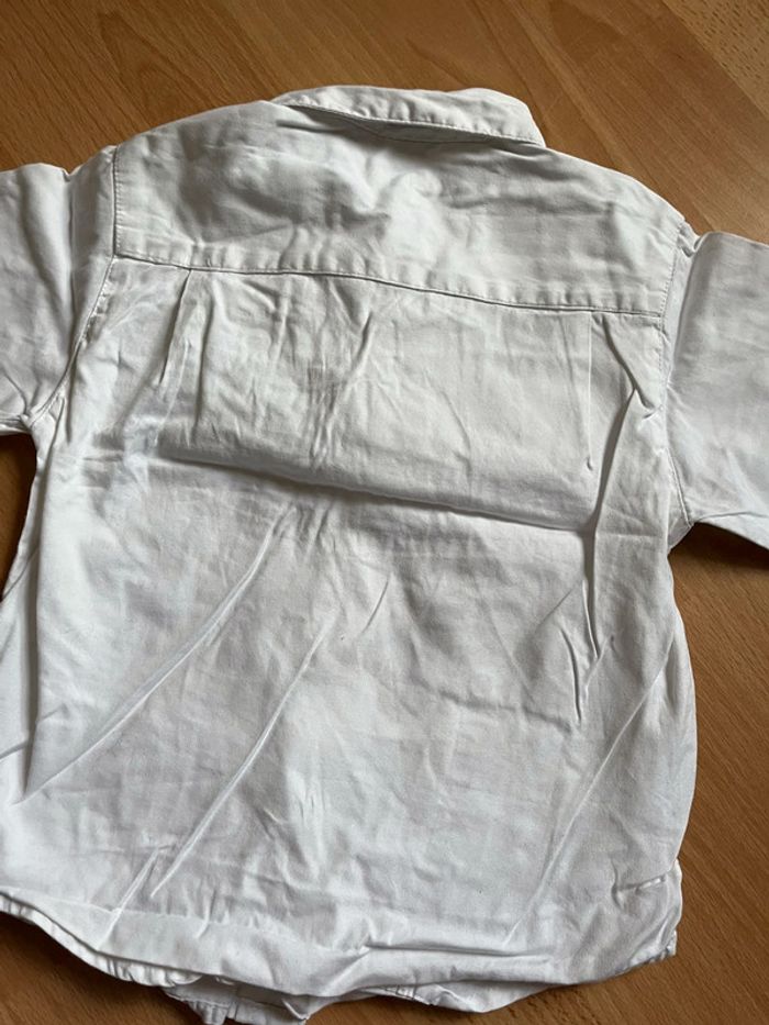 Belle chemise blanche ML Jacadi T. 24 mois/2 ans garçon TBE - photo numéro 5