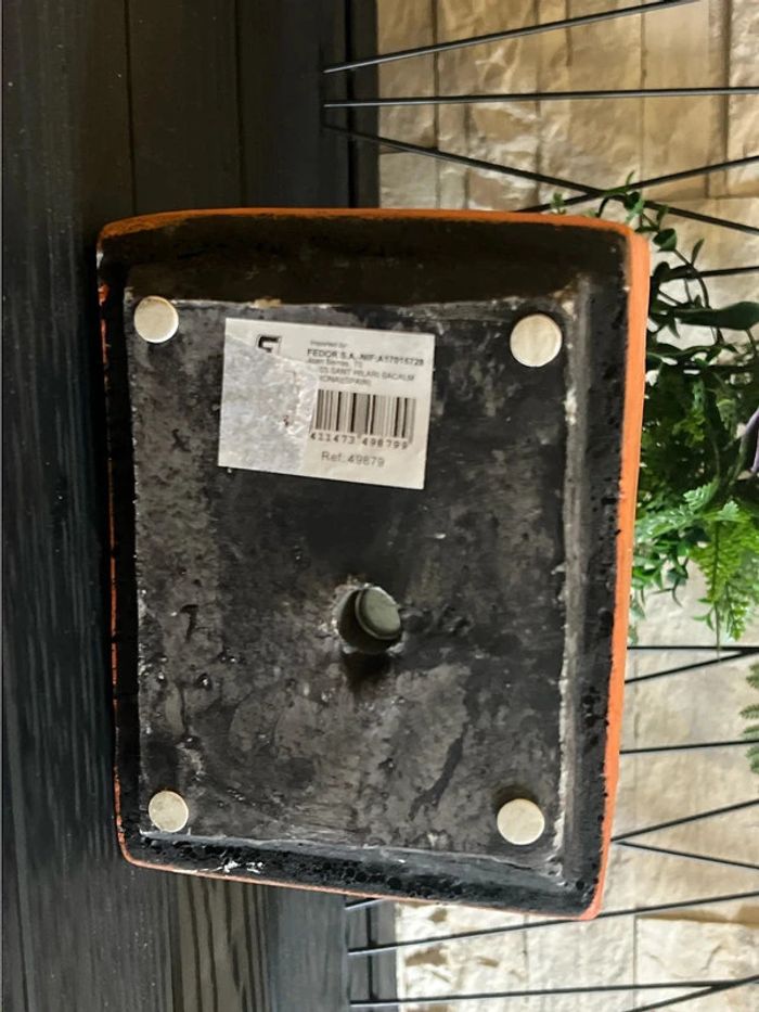 Bibelot téléviseur vintage orange - photo numéro 3