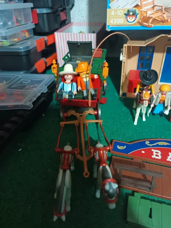 Lot Playmobil western 4398+4399 - photo numéro 2