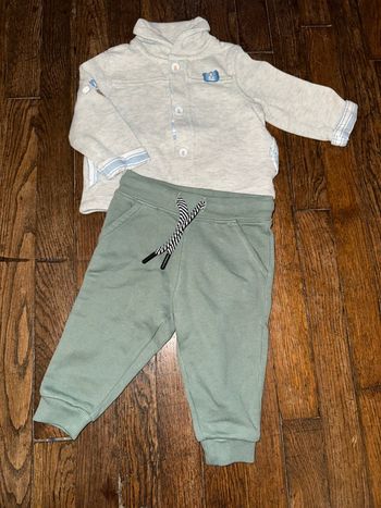 Gilet sergent major et bas Bout’chou  6 mois