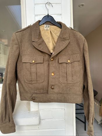 Blouson Militaire Français Modèle 46 / Indo- Algérie