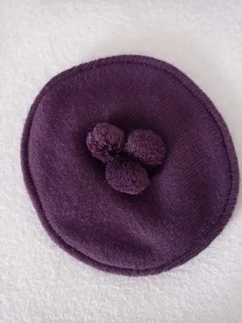 Béret bébé violet Gémo TU