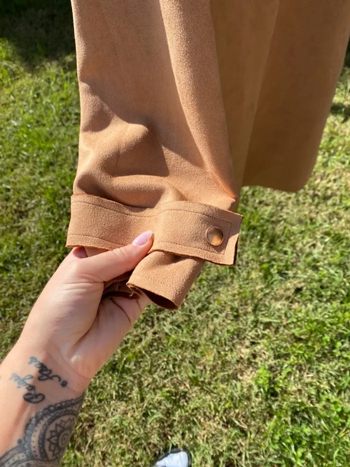 Manteau léger  daim - photo numéro 4