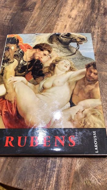 Livre art Larousse sur Rubens en couleur grand format peintre