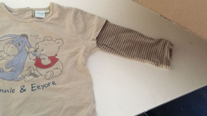 T-shirt manches longues Disney 12 mois - photo numéro 3