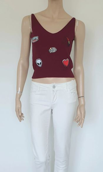 Croc top bordeaux T.S