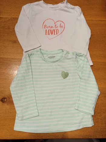 2 hauts ML verbaudet 9 mois