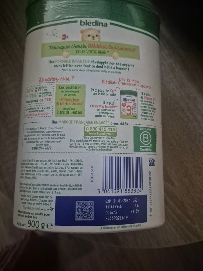Lait 3 âge - photo numéro 2