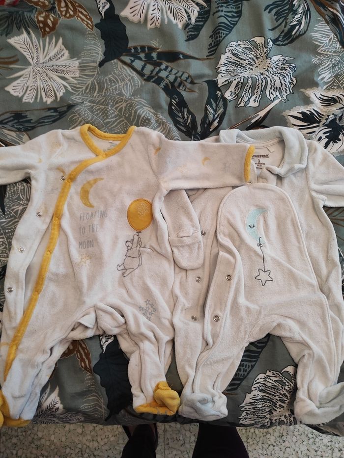 Lot 2 pyjama velours