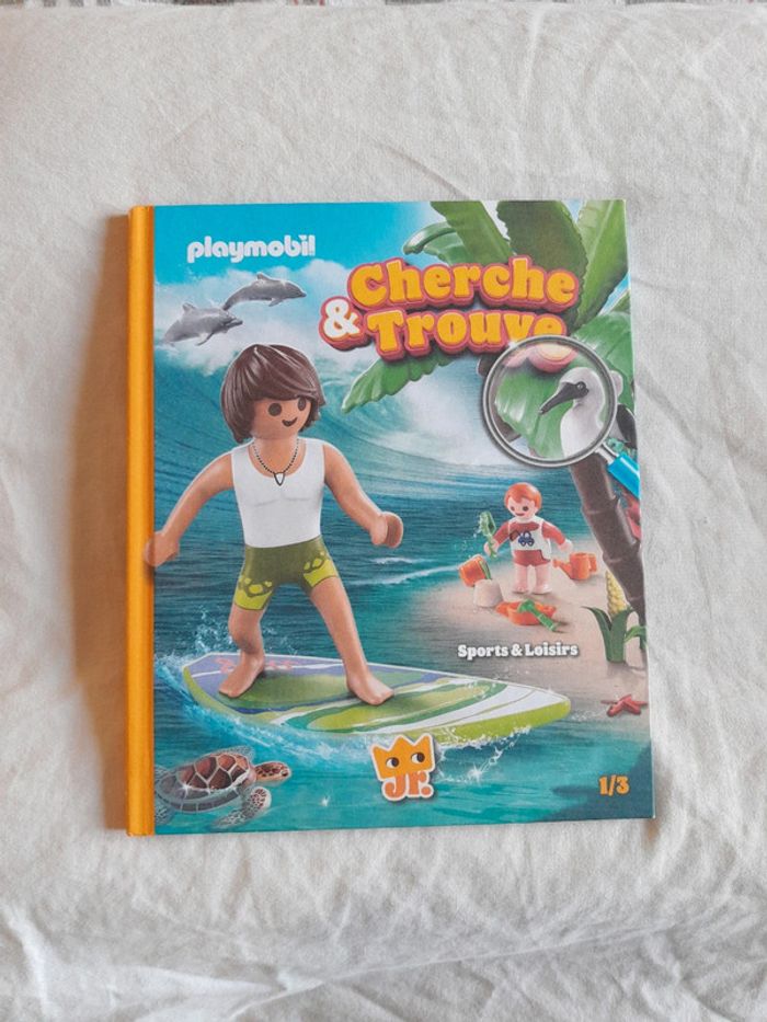 Livre Playmobil cherche & trouve Burger King junior 1/3 sport et loisirs
