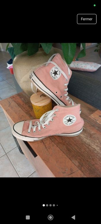 Converse All Star taille 41 rose pâle