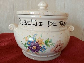 Pot vintage Poubelle de table