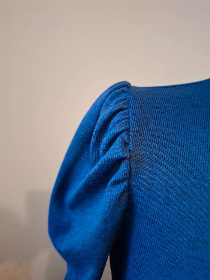 Sous-pull bleu à col roulé Emery Rose taille S 36 - photo numéro 5