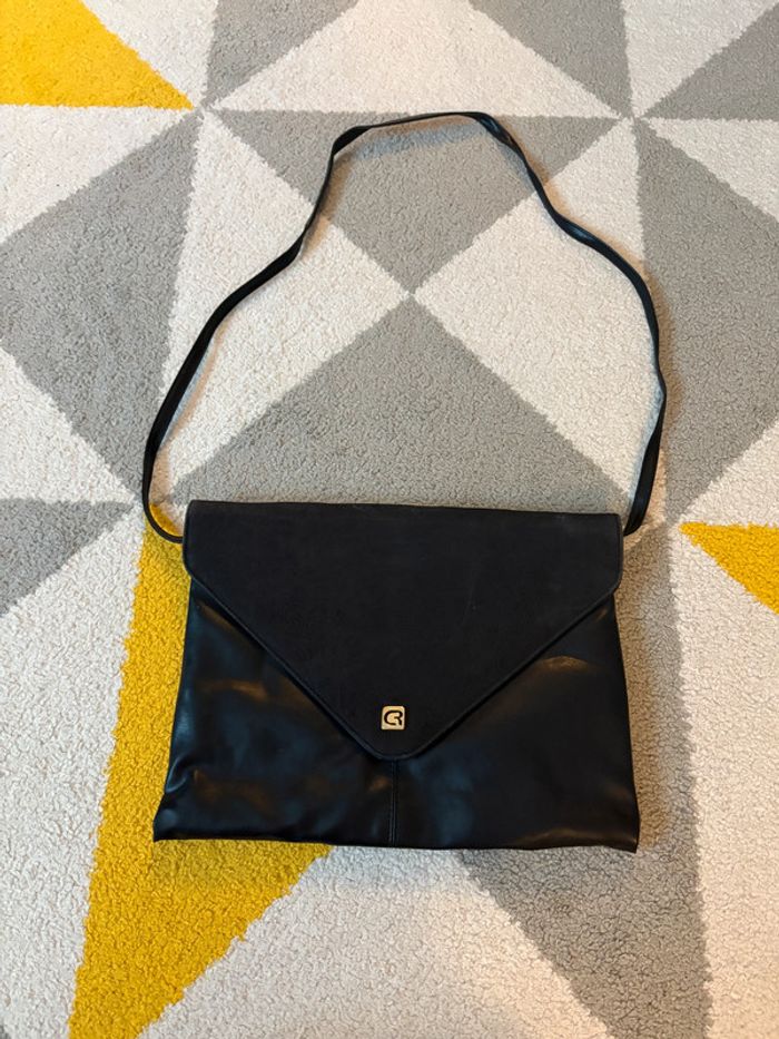 Sac à bandoulière en cuir synthétique vintage