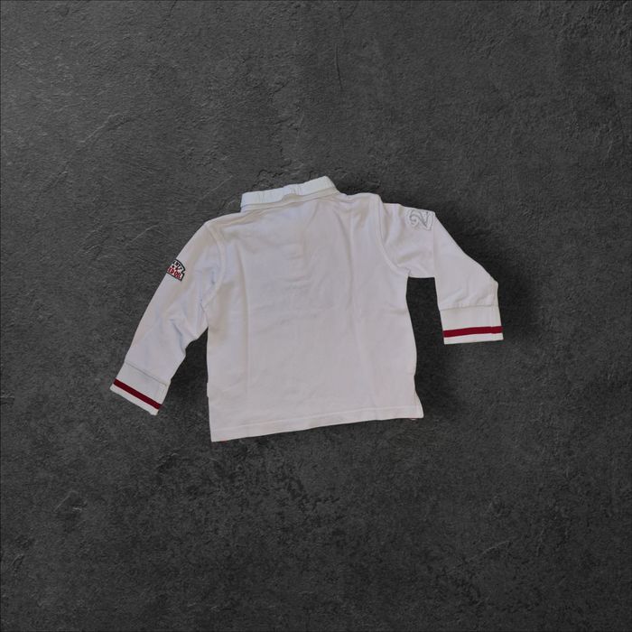 t-shirt polo rose pâle manches longues garçon 4 ans - photo numéro 5