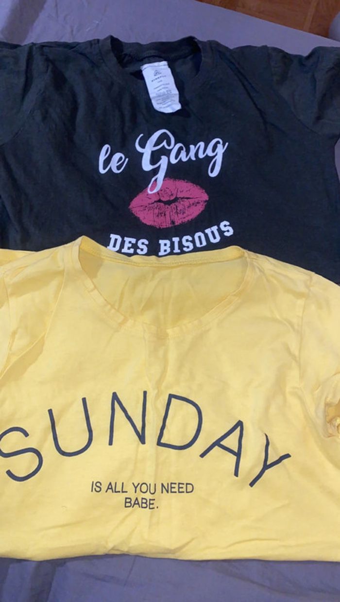 Lot de t-shirt - photo numéro 4