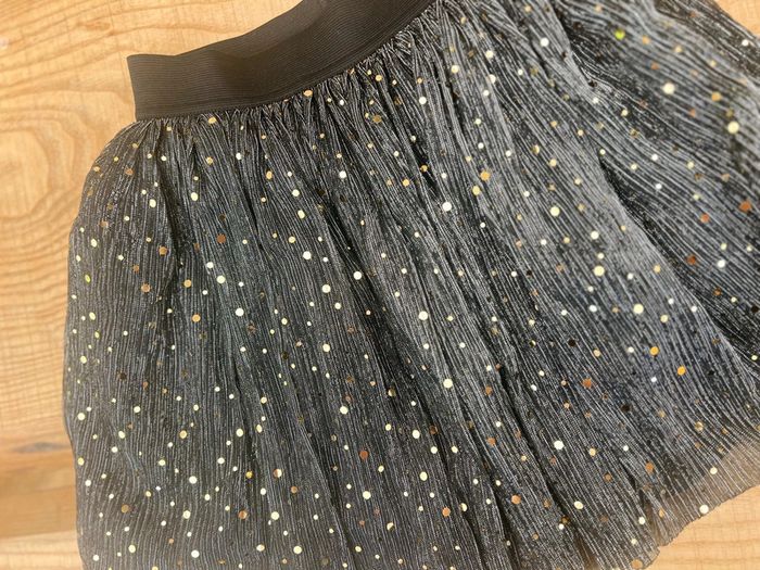 Jupe en tulle à paillettes soirée déguisement princesse 6 ans - photo numéro 2