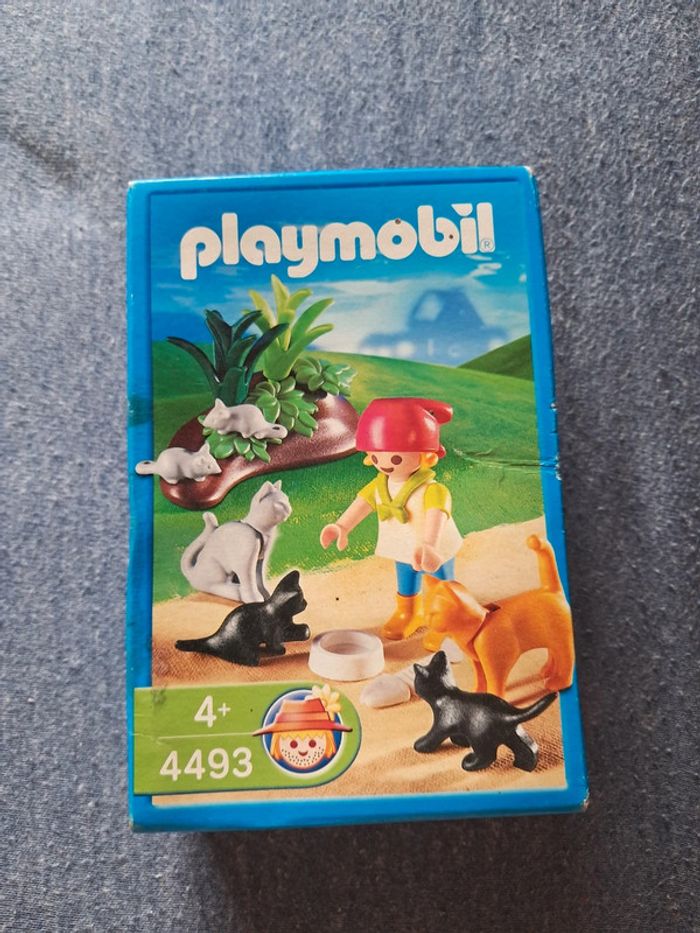 Playmobil chat et souris neuf