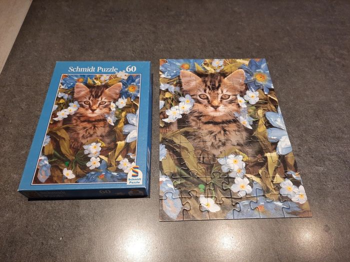 Puzzle chat 60 pièces
