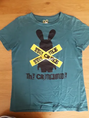 Tshirt manches courtes "lapins crétins"