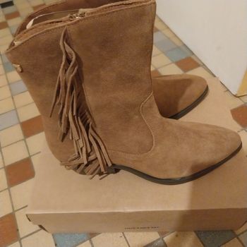 Bottes gioseppo en cuir  kasson pointure 38 jamais porté acheter 78 euros
