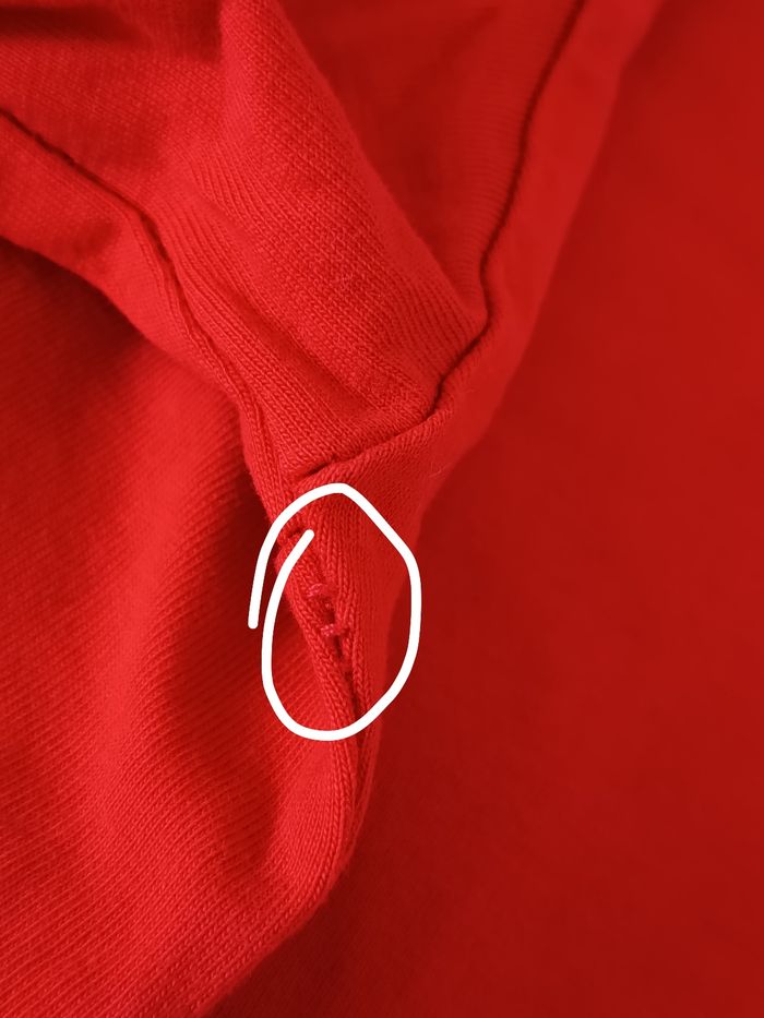 👕 T Shirt Rouge à inscription - XS / Pimkie - photo numéro 9