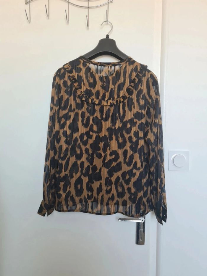 Chemisier imprimé léopard - Taille S Mango - photo numéro 7