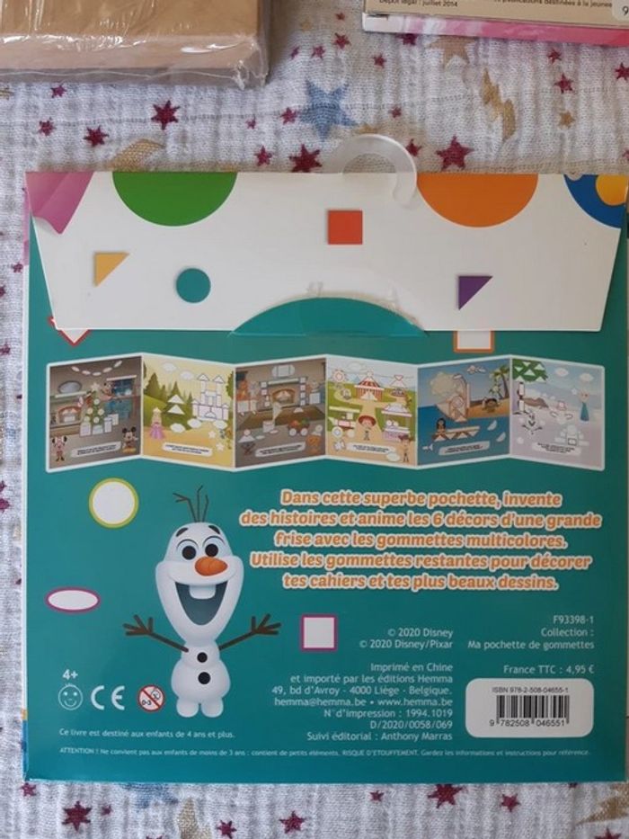 Lot gomettes Disney, Juliette et Carosse à construire - photo numéro 3