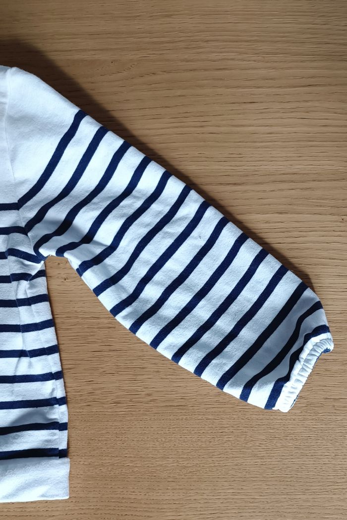 Gilet coton Obaibi marinière 36 mois 3 ans 98 cm fille - photo numéro 10